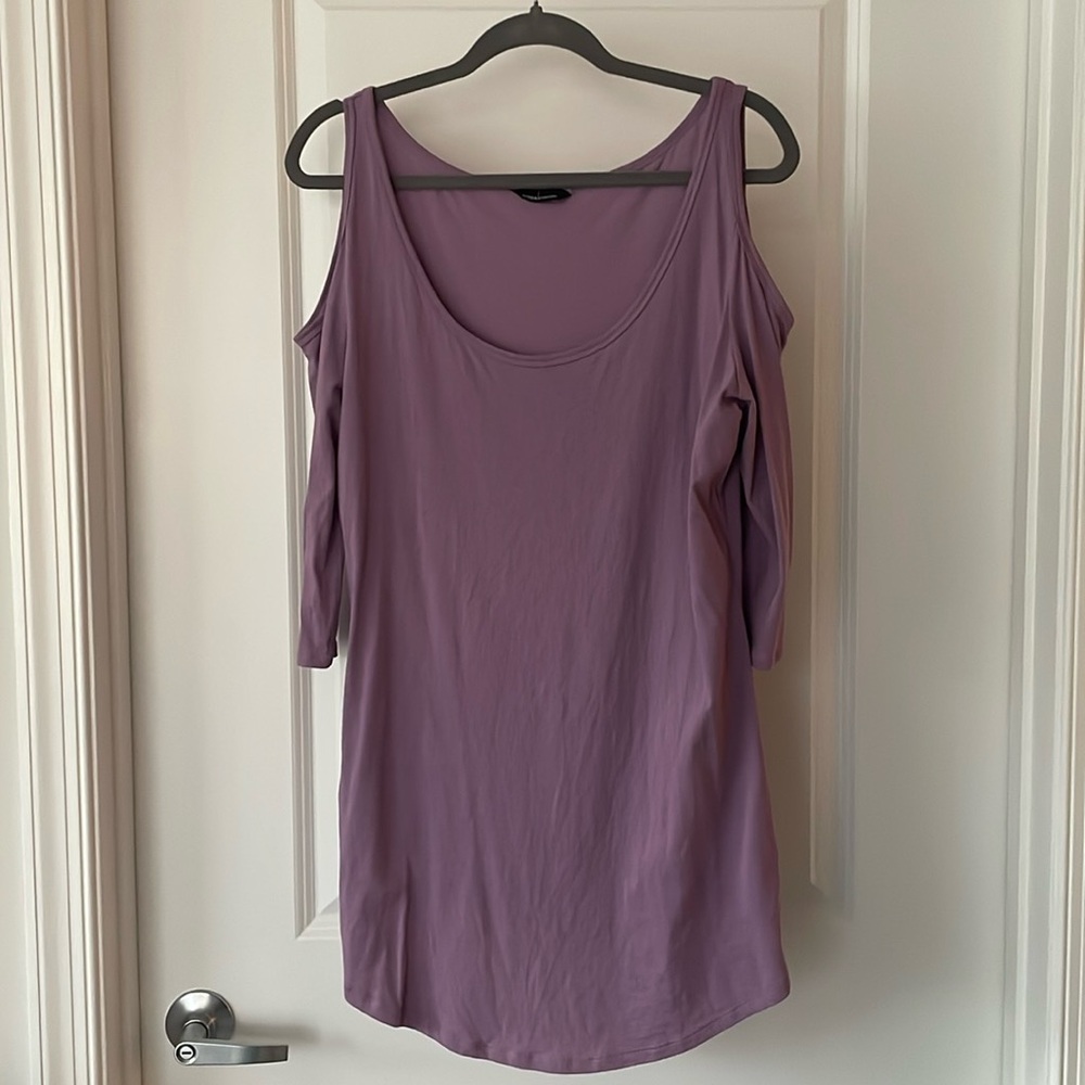 MODA International Women’s Cold Shoulder Shirt Dress Size XL
